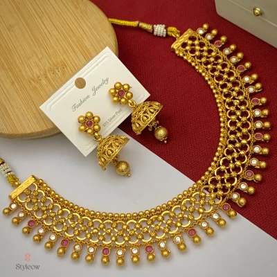 Moonlit Mesh Necklace Set | জোছনা জাল নেকলেস সেট