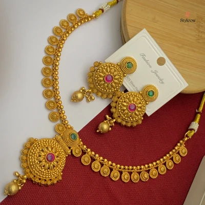 Noon Glow Necklace Set | দুপুর আভা নেকলেস সেট